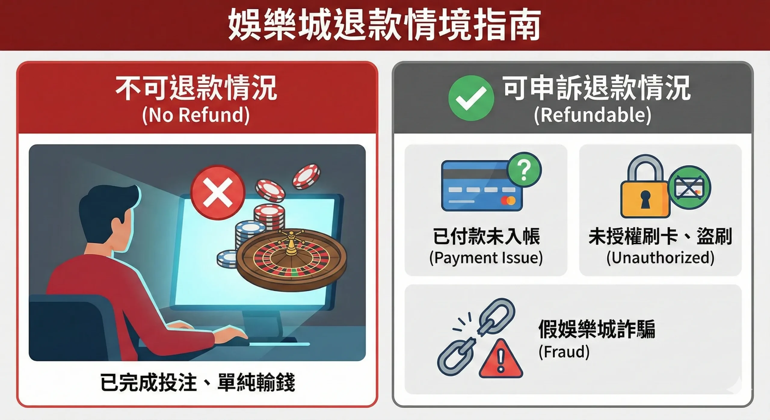 娛樂城退款怎麼退